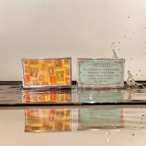 Two's Company Set of 2 Business Card Holders